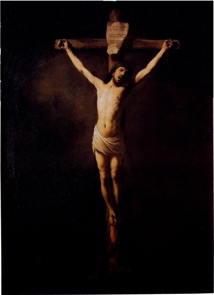 Rembrandt Christ On The Cross